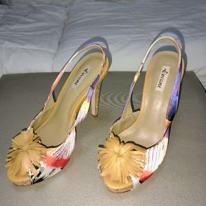 Devani Antonia platform stiletto satin design size 7